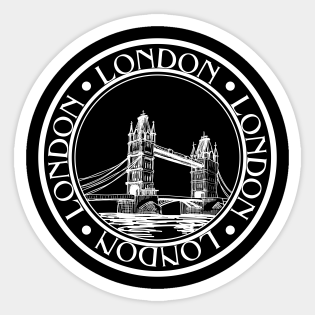 London Bridge England Passport Stamp London England Passport Stamp Sticker Teepublic 3461